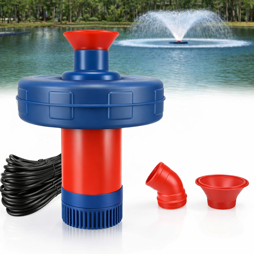 Aerador Chafariz Piscultura 0,75 HP Flutuante