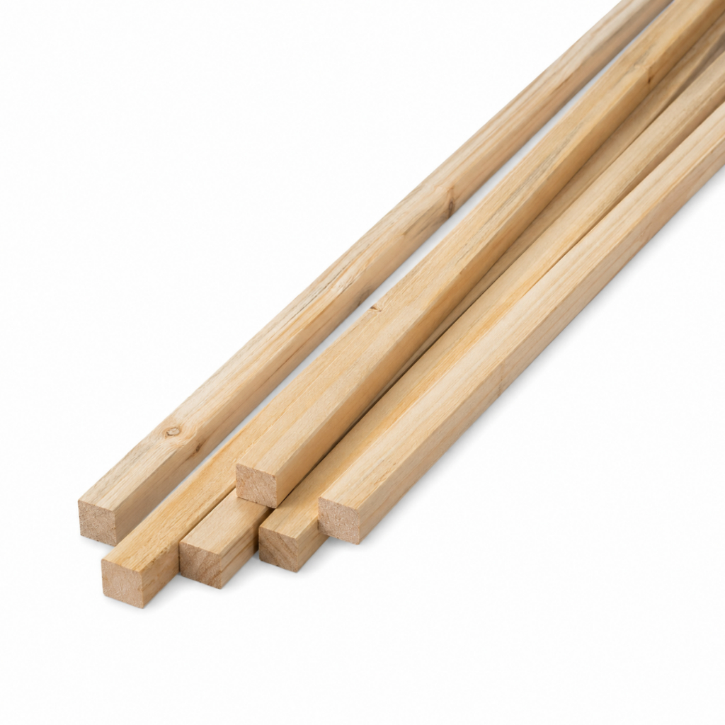 10 Ripas de Madeira Pinus Sarrafo para Painel Ripado Artesanato DIY e Decoração — imagem 2 de 2