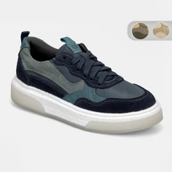 Sapatenis Masculino Democrata Beat Pulse Couro 623105