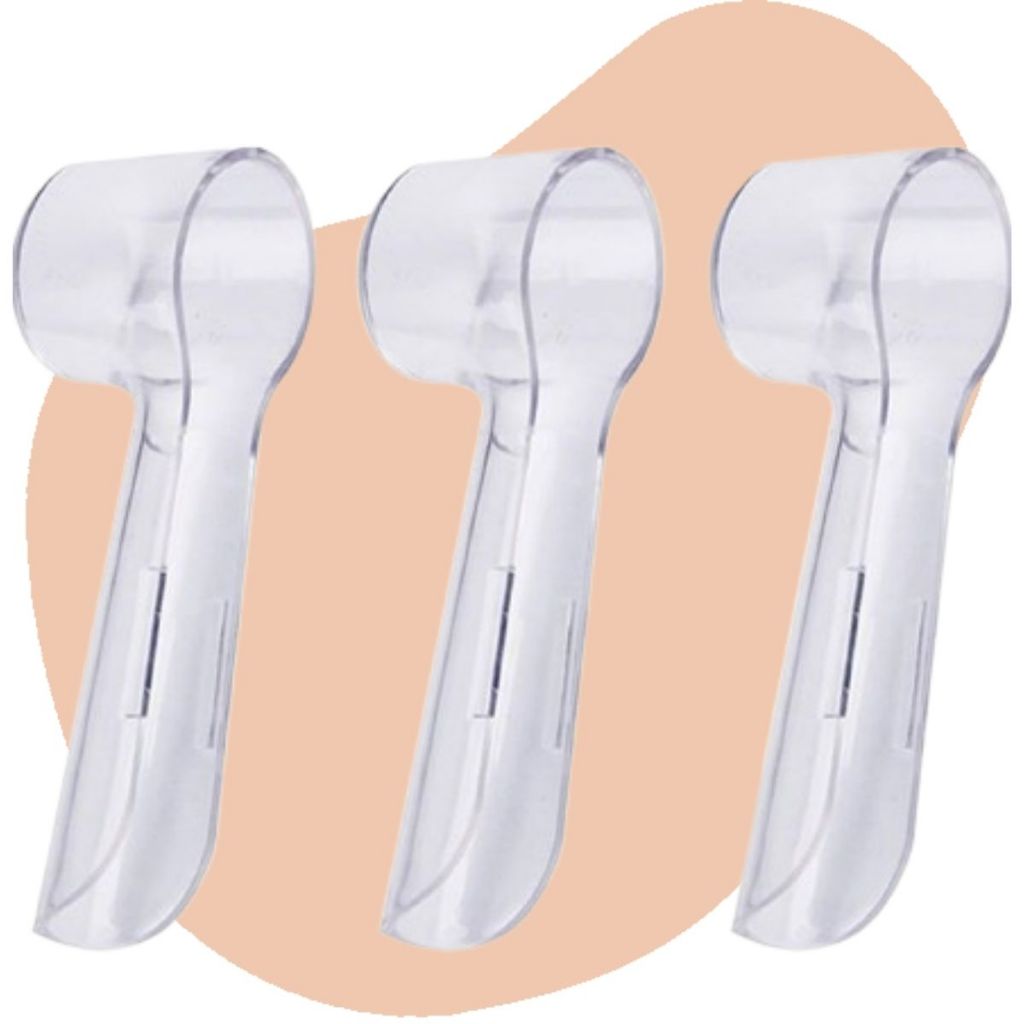 Capa protetora para refis de escovas eletricas oral b exceto IO