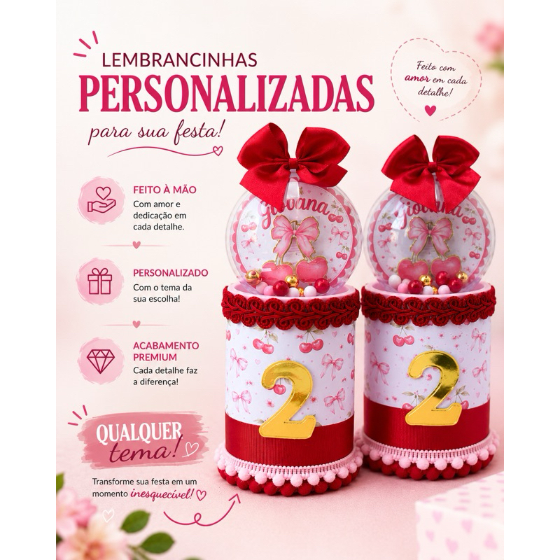 Cofrinho Personalizado Infantil Lembrancinha de Aniversário Qualquer Tema | Encomende Já! 🎁