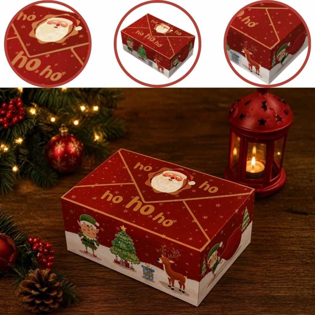 20 CAIXA CARTA DE NATAL 06 DOCES - CONTO DE NATAL 5621 (NATAL 2025 IDEIA) (CHOCO)