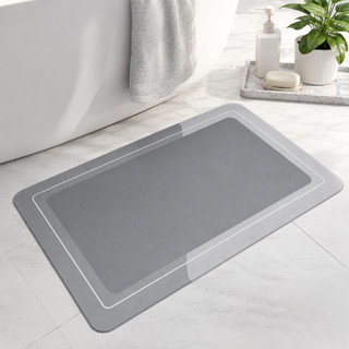 Tapete de Diatomita Antiderrapante Absorvente e Resistente à Sujeira para Banheiro Cozinha Entrada e Diversos Ambientes