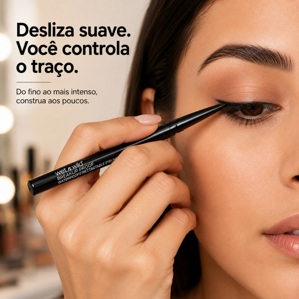 Delineador De Olhos Em Gel Wet N Wild À Prova D'água Alta Pigmentação · foto 2