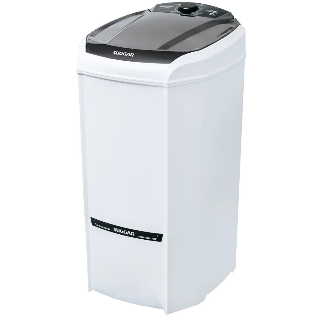 Lavadora Lavamax Eco Suggar 15kg Branca 127V - Tanquinho com Filtro Cata-Fiapos