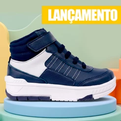 Tenis Infantil Menino Masculino Botinha Casual Club Happy