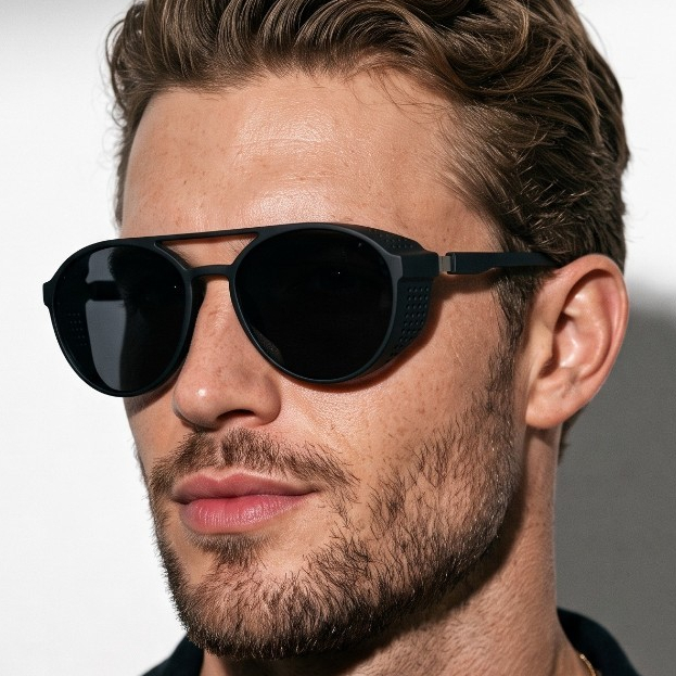 Óculos de Sol Floripa Soldador Premium Alok Steampunk Retrô uv400 Feminino Masculino