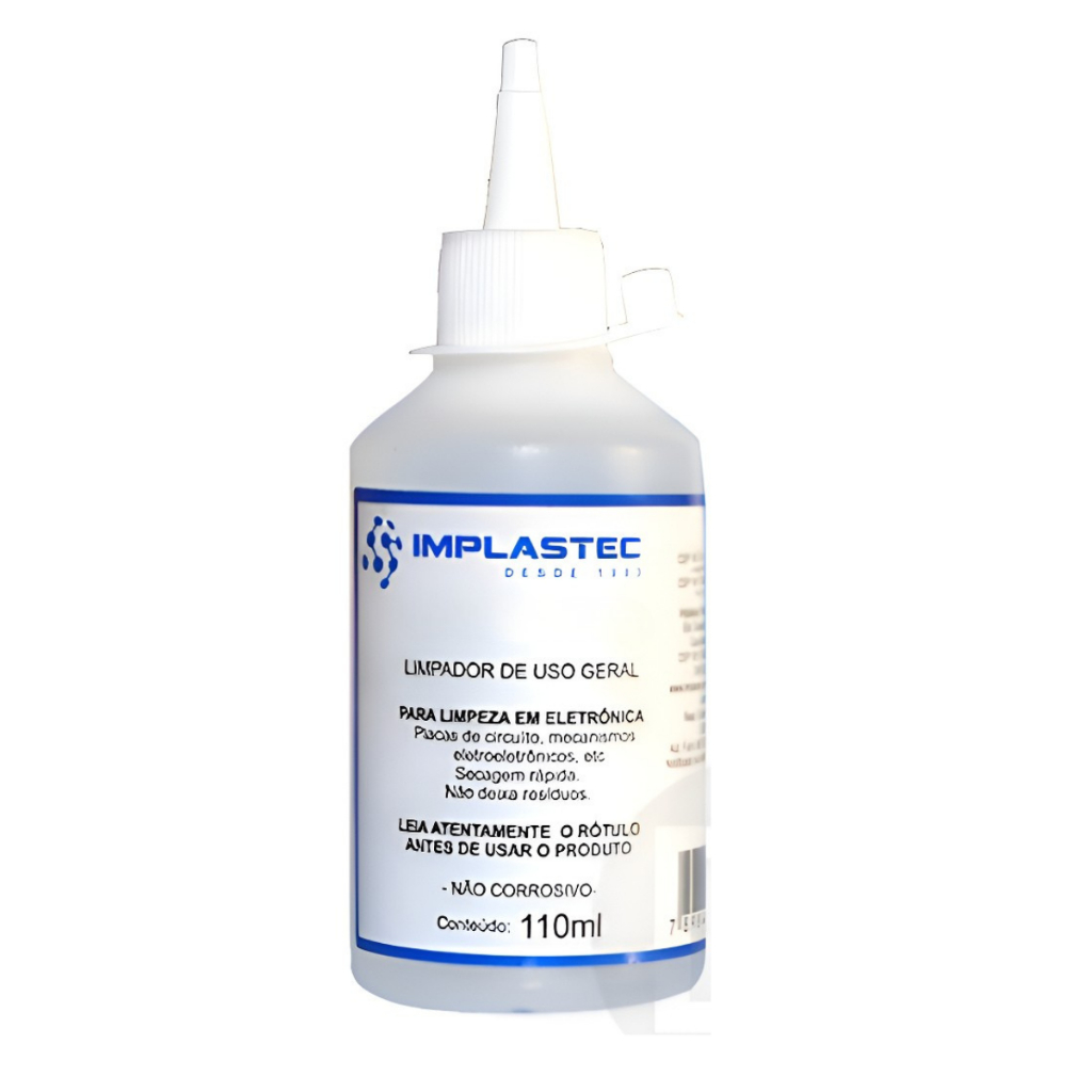 Limpador Isoprop Ideal para limpeza de placas e circuitos 110ML