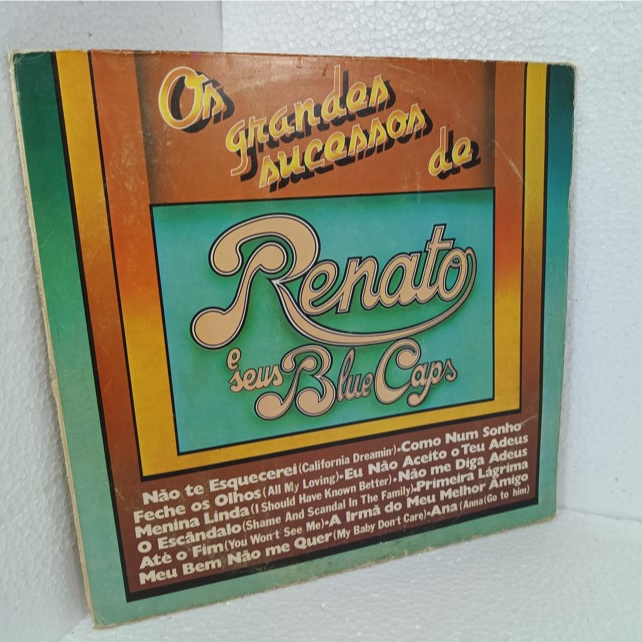 LP Vinil Os Grandes Sucessos De Renato E Seus Blue Caps (1977) Veleiro