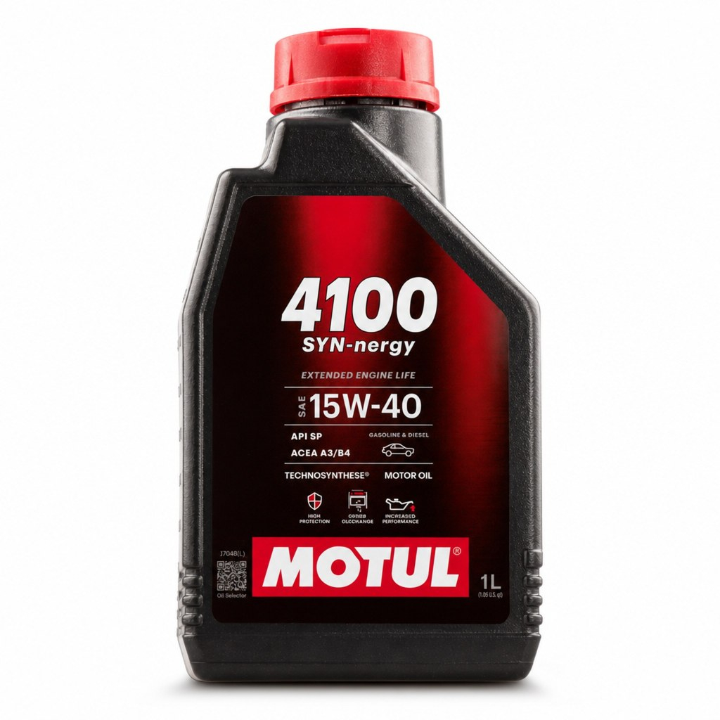 Óleo Para Motor De Carro Motul 4100 Syn-nergy 15w-40 1l
