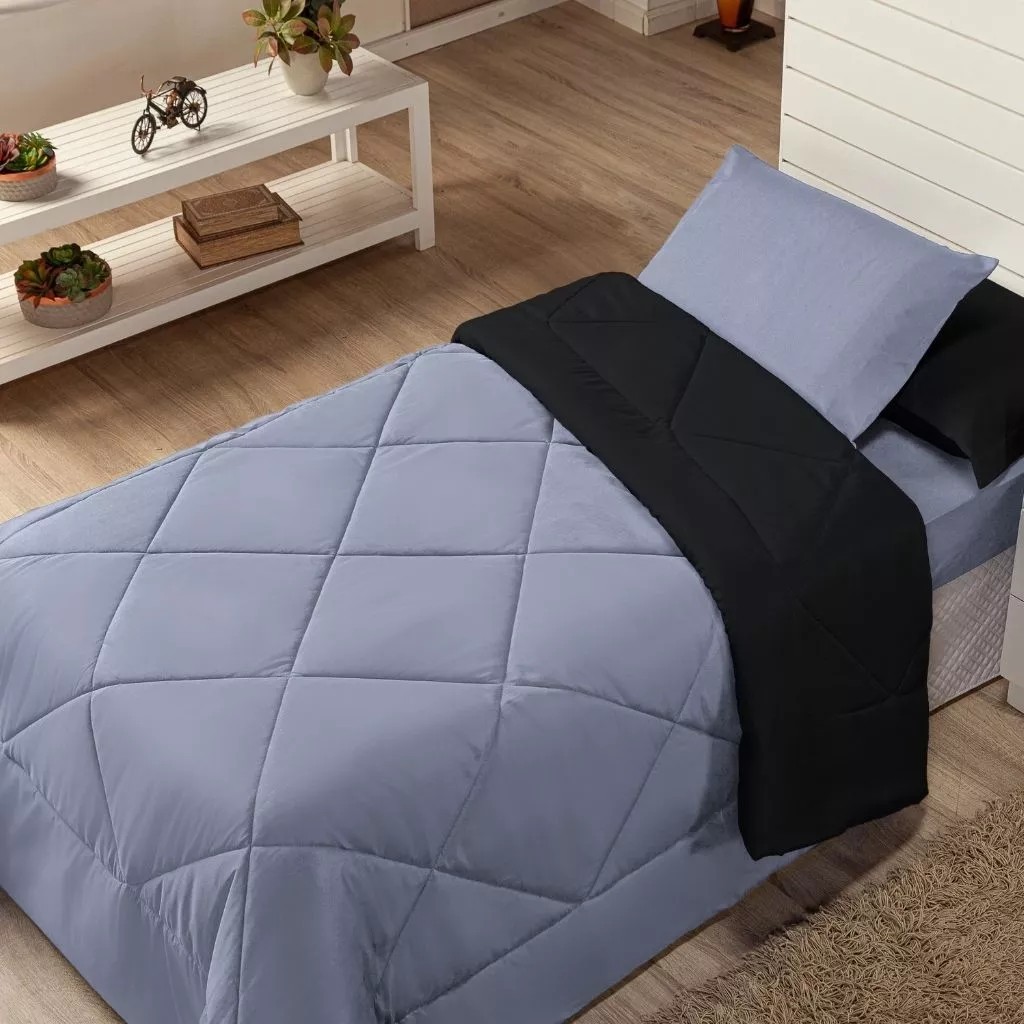 Edredon Solteiro Confortavel Inverno Ternura Infantil