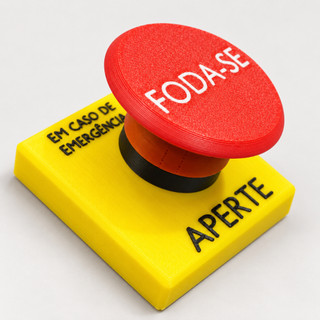 Botão do F*da-se Fidget Toy Antiestresse com Switch Mecânico Presente sensorial  e Engraçado