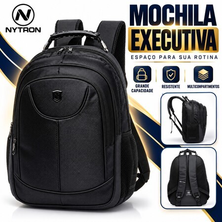 Mochila Nytron Faculdade Reforçada Executiva