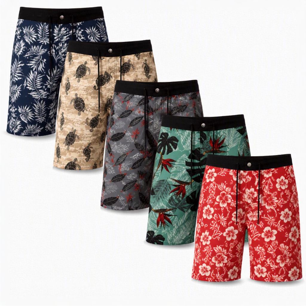 Bermuda Masculina Tactel com Elastano e Bolso Casual
