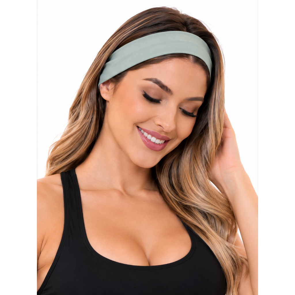 Tiara Feminina Fitness Roxa Para Cabelo Yoga Caminhada Tiara Esportiva Tiara Para Treino Tiara Academia Musculação Yoga