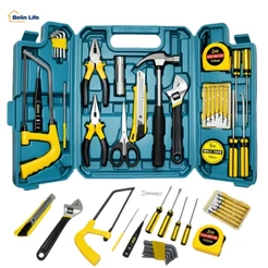 Jogo Kit Maleta de Ferramentas 27 Peças Completa Para Casa e DIY Aço Carbono