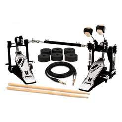 Pedal Duplo D-one Dp20 Double Chain Drive Com Corrente Dupla