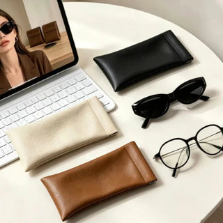 Estojo para Óculos de Sol ou Grau Versátil Case com Fechamento Automático Porta ou Saco Xadrez