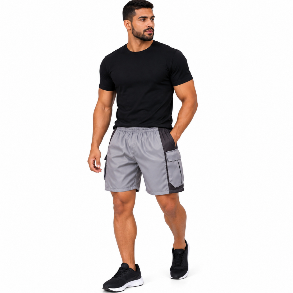 Bermuda Masculina Confortável Tecido Com Elastano