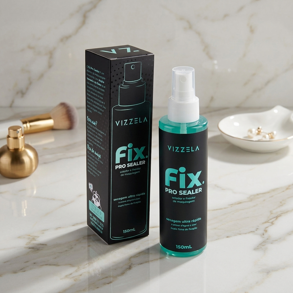 Fixador e Selador de Maquiagem Vizzela Fix Pro Sealer 150ml — imagem 2 de 2