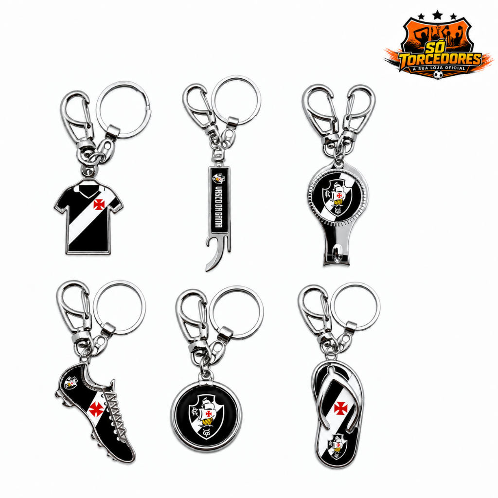 CHAVEIRO OFICIAL VASCO RESINADO DIVERSOS MODELOS