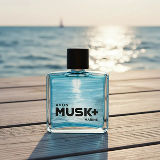 COLONIA MASCULINA 75ML MUSK+ MARINE AVON