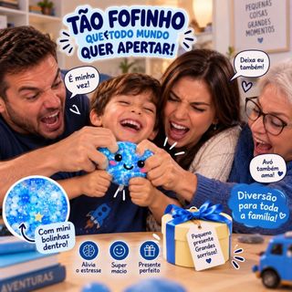 Squishy Antiestresse Macio Com Glitter Para Criança Squishy Menina Squish Menino