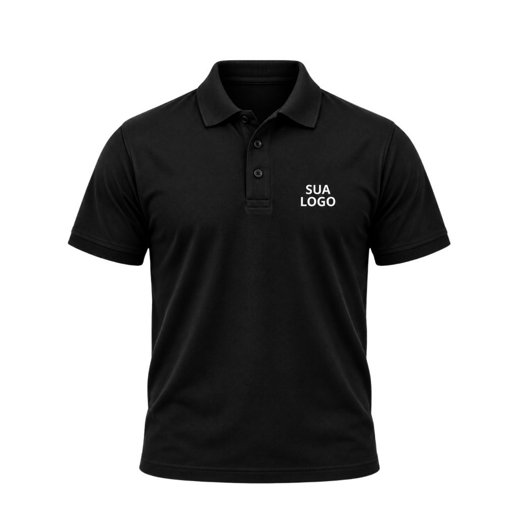 Camiseta Camisa Unissex Polo Personalizada Sua Ideia Uniforme Empresa Estampada Seu Logo