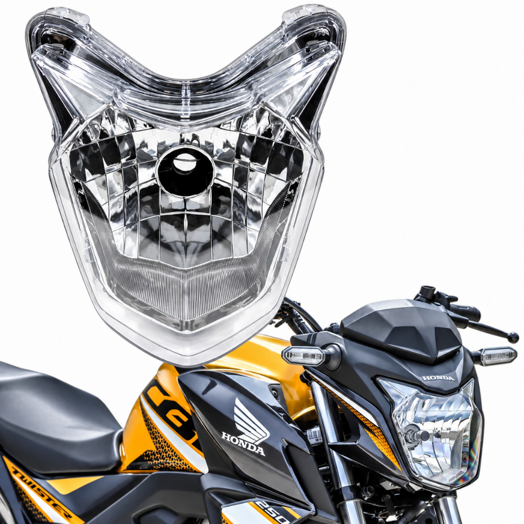 Bloco Optico Farol Modelo Original Cb Twister 2016 a 2023