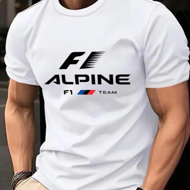 Camisa Camiseta F1 ALPINE Lançamento Premium Confortável Estilisa Perfeita Festas e Baladas Dia e Noite 100% Algodão