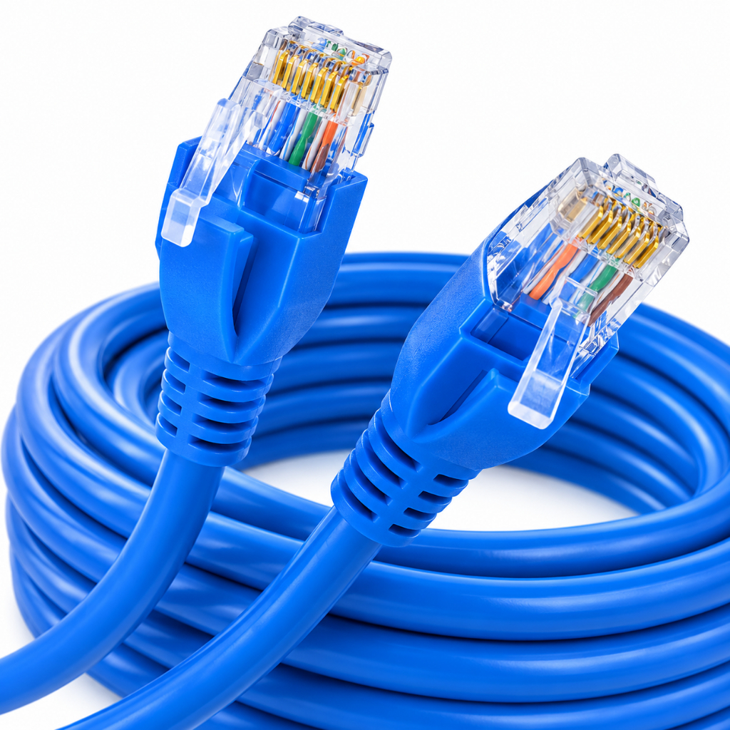 Cabo Rede Internet RJ45 CAT5e 3m 5m 10m 15m 30m Roteador TV PC Roteador, Notebook e Desktop