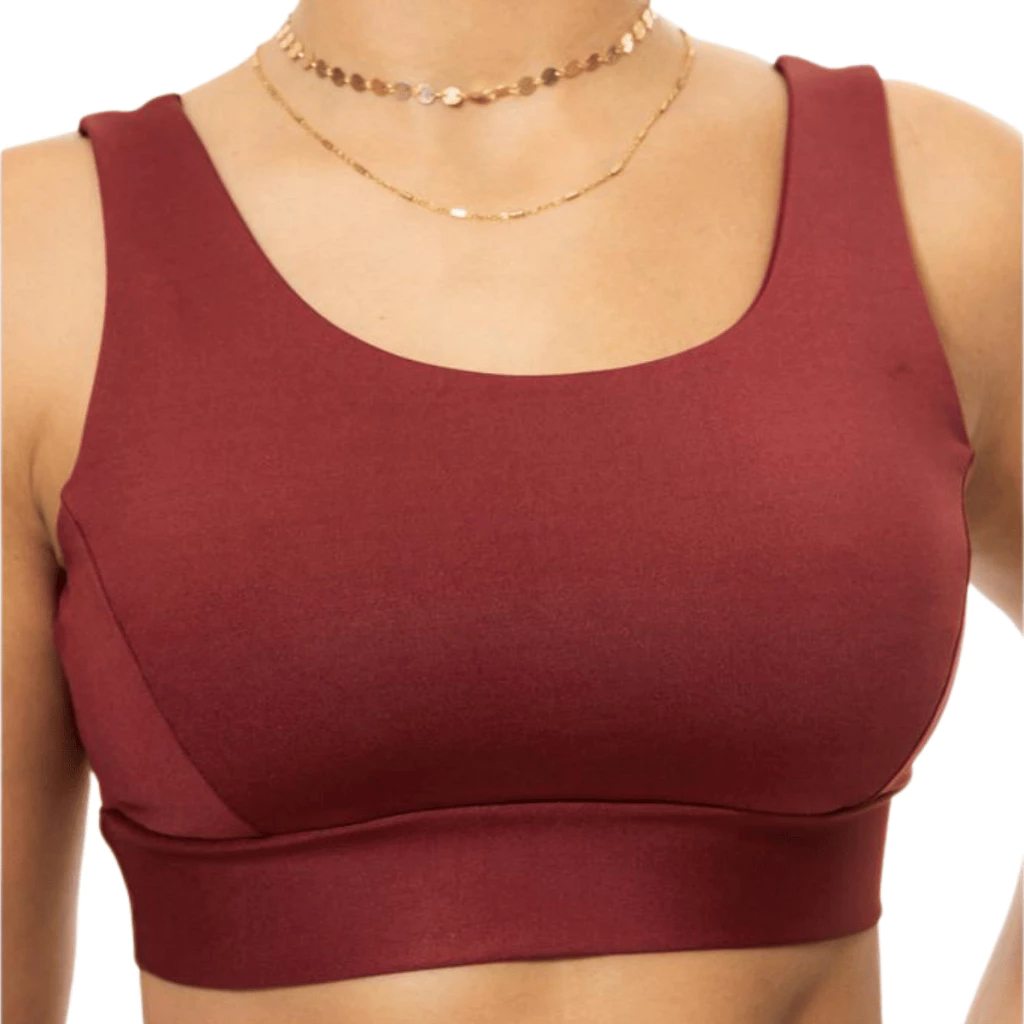 TOP ALÇA LARGA FITNESS FEMININO ALTA SUSTENTAÇÃO ZERO TRANSPARÊNCIA SUPLEX ACADEMIA — imagem 1