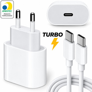 Carregador USB C Para Celular Tipo C Fonte Tipo C Original Iphone 18 Pro Max Iphone 17 Pro Max Iphone 16 Pro Iphone 15