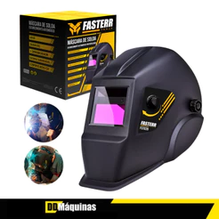 Máscara de Solda Escurecimento Automático Com Regulagem - Fasterr