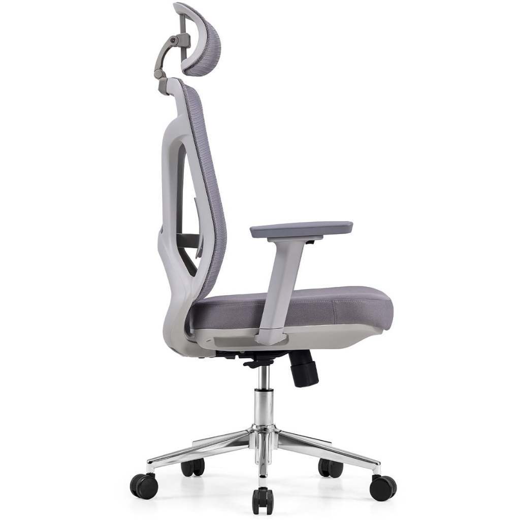 Cadeira de Escritório Diretor Dr.Office Ergo Pro, Mesh Respirável, Regulagem de Altura, Cinza · foto 2