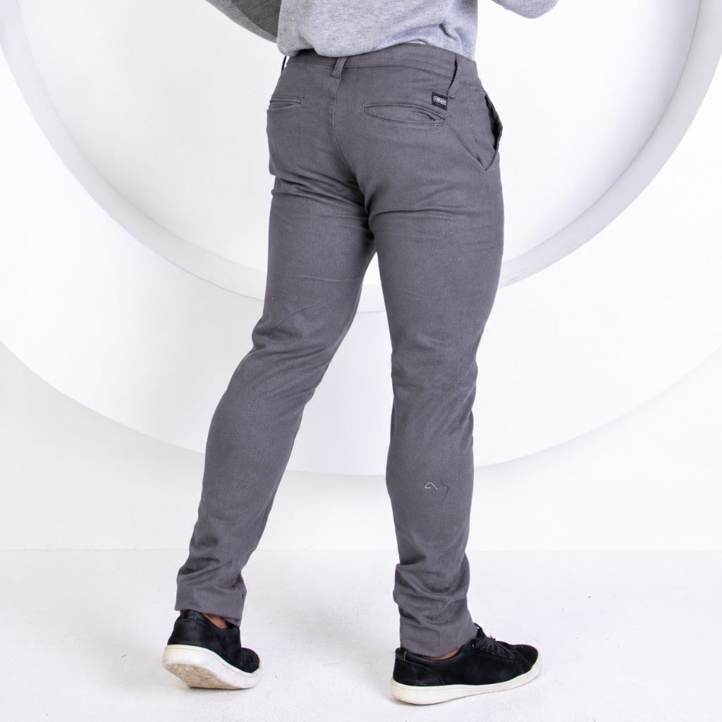 Calça Alfaiataria Masculina Sarja com Elastano Slim Fit · foto 2