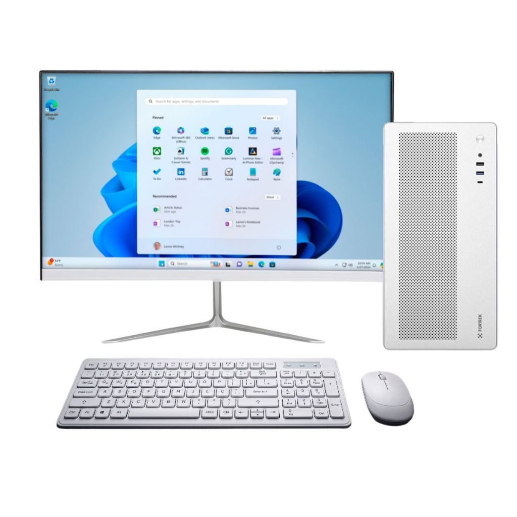 Computador Pc Corporativo Intel I5 8GB RAM SSD 480GB WIFI Monitor Led 23"