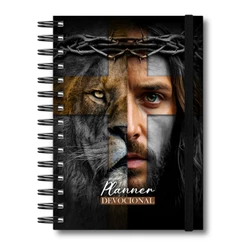 Caderneta Meu Devocional Planner Caderno de Anotações Minhas Orações 208 Páginas Capa Dura Leão