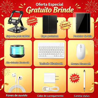 Brindes: teclado, mouse, alto-falantes e acessórios para tablet via Bluetooth，Compatível com tablets
