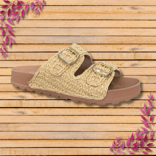 Chinelo Slide Feminino Moleca Birken Flatform Nude Tratorado Sandália Rasteirinha Ana Castela Antiderrapante Confortável