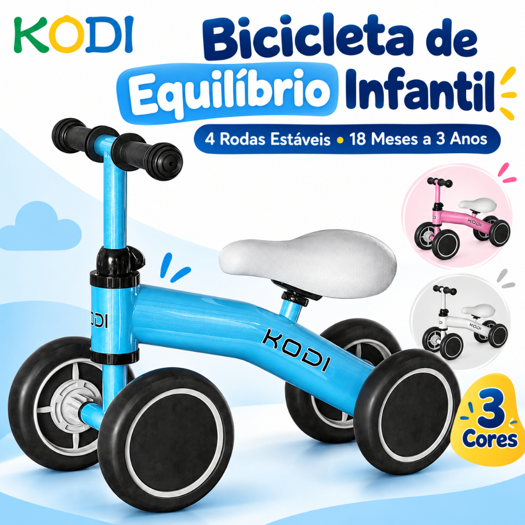 Bicicleta de Equilibrio para bebês menino Bicicleta sem pedal Brinquedo para meninosBicicleta de equilibrio Infantil-P14