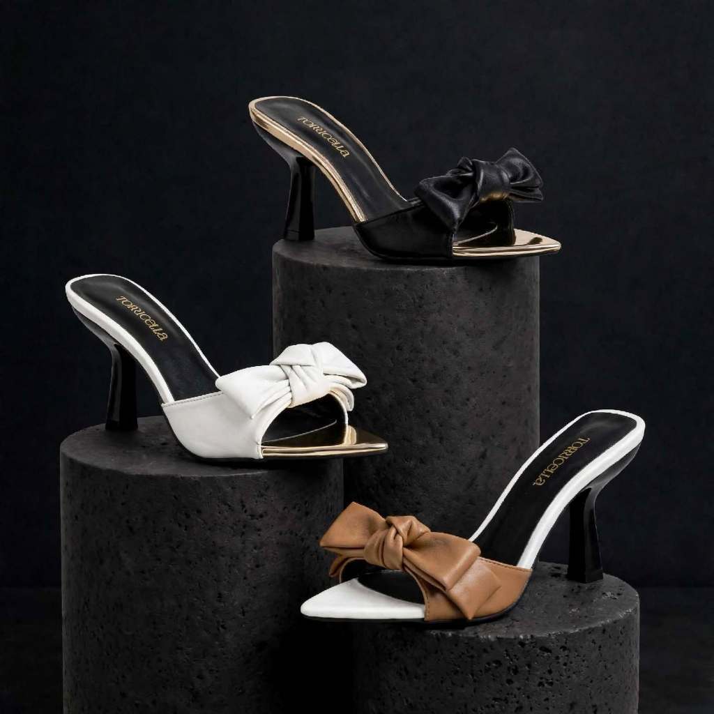 Sandalia Feminina Tamanco Mule Bico Folha Salto Alto Fino 9cm Laco Napa Preto Off White Caramelo Festa Social Elegante