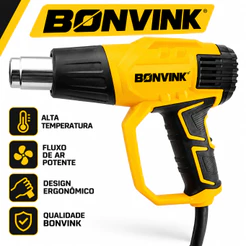 Soprador Térmico 2000W 220V 50 a 550 °C 2 estágios STV 200