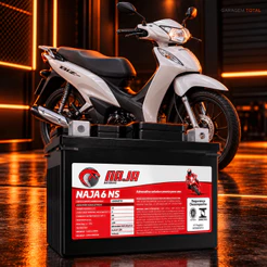 Bateria NAJA 6NS Honda Biz 125 06 A 25 6Ah