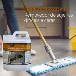 Limpa Pisos Limpeza Pesada LP Removedor de Cera Pisoclean 5L Limpa Resíduos de Cimento Concentrado