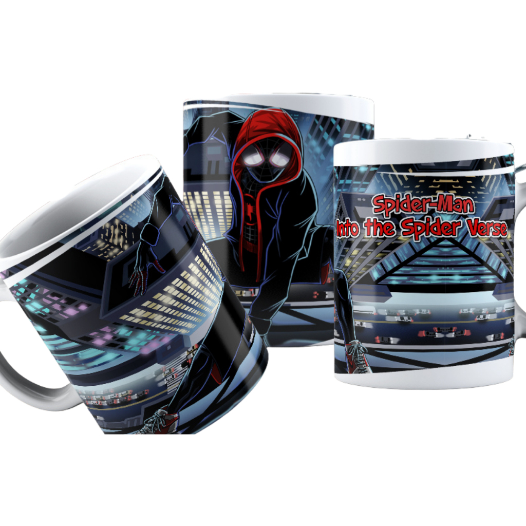 Caneca Homem-Aranha Cerâmica 325ml | Presente Marvel Spider-Man | Caneca Personalizada Super-Herói