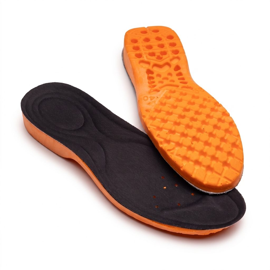 Palmilha Ortopédica PU Gel para Botas Coturnos Adventure Anatômica Confortável Macia Anti-Impacto