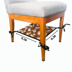 Cama Suspensa Ninho De Gato Rede De Descanso Para Cadeira Pet Adultos Ou Filhotes Caminha Para Gatos