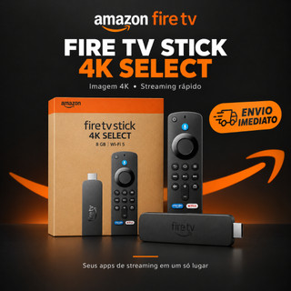 Amazon Fire Tv Stick 4k Select Cntrole 8gb Com Alexa Black Voice Preto De VozAmazon Fire Tv Stick 4k Select Cntrole