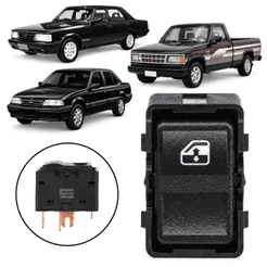 BOTÃO INTERRUPTOR VIDRO ELÉTRICO GM D20 1988/ OPALA MONZA